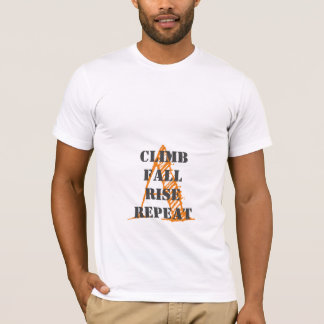 Camiseta O ciclo de força ou de retrocessos para sucesso