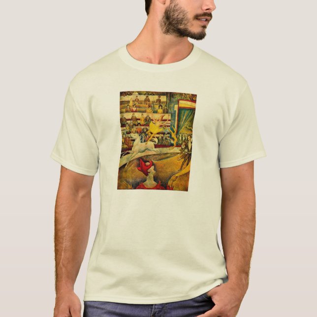 Camiseta O circo de Georges Seurat (1891) (Frente)