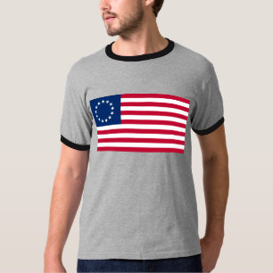 Camiseta O Círculo de Estrelas, Bandeira Americana por Bets