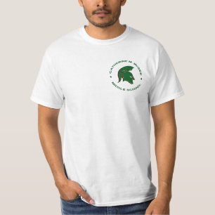 Camiseta O círculo espartano flamejante de Logan