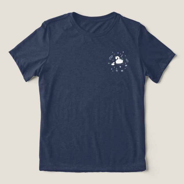 Camiseta O Cisne Coroado (Design frontal)