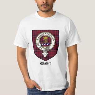 Camiseta O clã do caminhante Crest o Tartan do