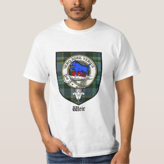 Camiseta O clã do Weir Crest o crachá do clã do Tshirt/Weir