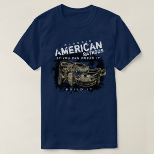 Camiseta O Clássico Americano Traga Sonhos Que Construem