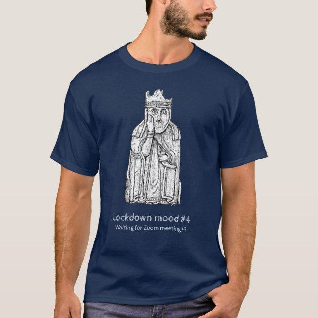 Camiseta O clima de Bloqueio de Lewis Chessman #4 (Frente)