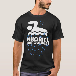 Camiseta O cloro é a minha natação do nadador de presentes