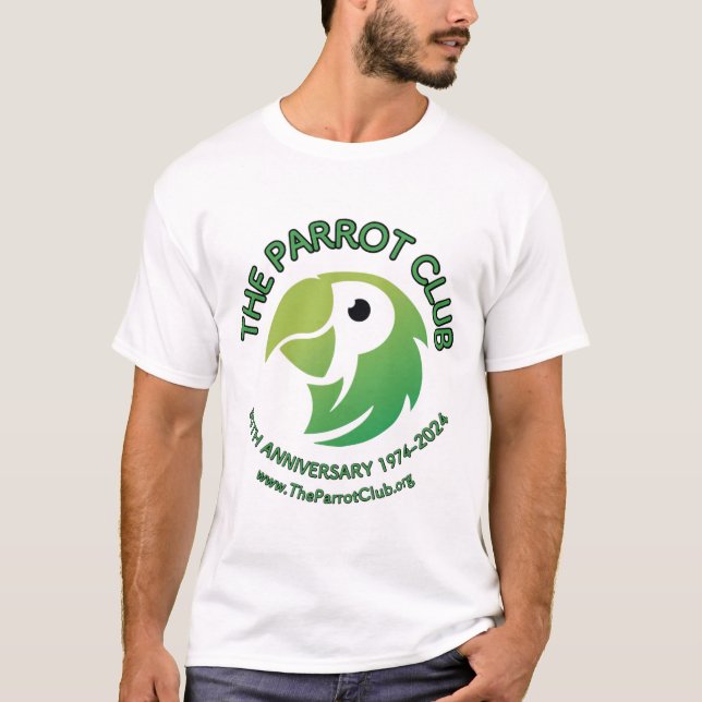Camiseta O Clube de Papagaio 50 anos (Frente)
