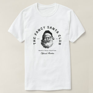 Camiseta ‘O Clube do Papai Noel Chique’ - Impressão de Arte