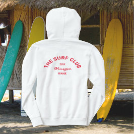 Camiseta O Clube do Surf, surfista Red Crest Personalizada,