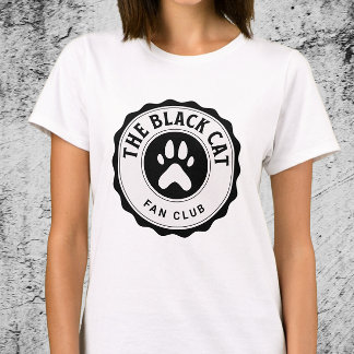 Camiseta O Clube do Ventilador de Gato Negro - Gift da Mãe