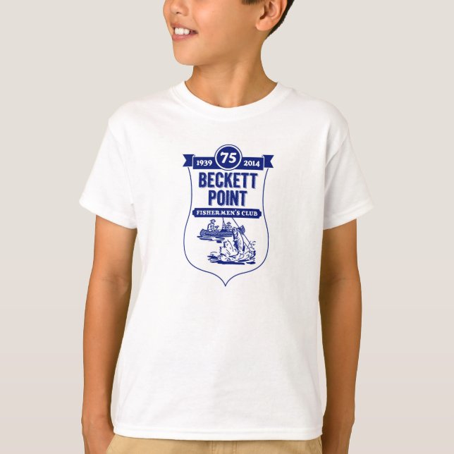 Camiseta O clube dos pescadores do ponto de Beckett - a (Frente)