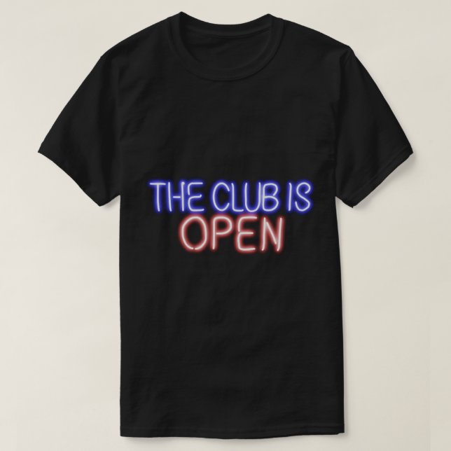 Camiseta O Clube é Open GBV (Frente do Design)