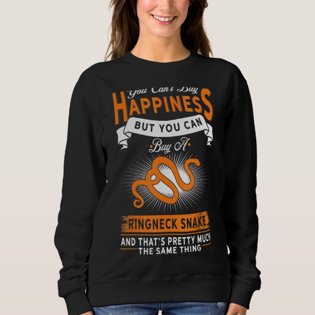 Camiseta O cobra não pode Comprar a felicidade, mas sim o C (Frente)