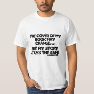 Camiseta O cobrir de meu livro pode mudar.