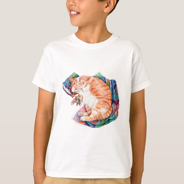Camiseta O cochilo de inverno da Zoe (Frente)