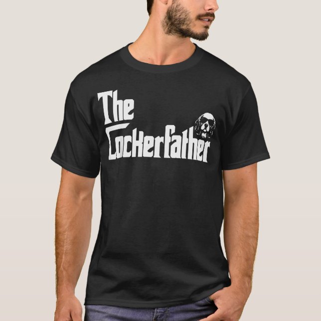 Camiseta O Cockerfather Cocker Spaniel Pai de Cachorro (Frente)
