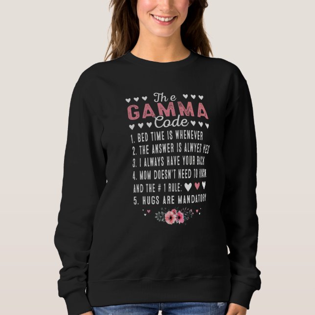 Camiseta O Código A Gamma Dia das Mães Vovó (Frente)