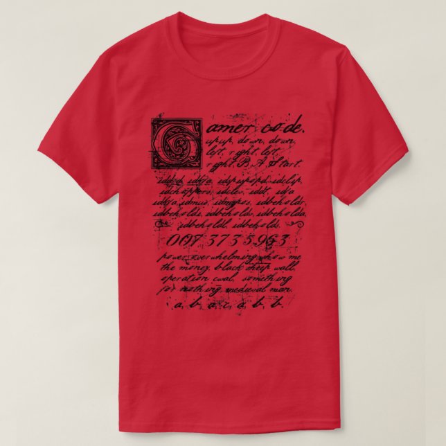 Camiseta O Código do Jogador (Frente do Design)