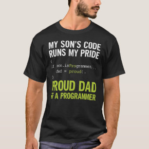 Camiseta O Código do Meu Filho Roda Meu Orgulho