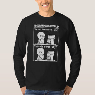 Camiseta O código do programador funciona por quê