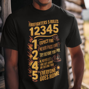 Camiseta O Código dos Bombeiros Negros