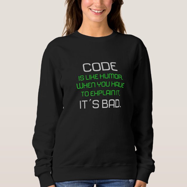 Camiseta O Código É O Melhor Humor Para Programador I (Frente)