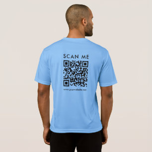 Camiseta O Código QR da sua empresa Analise-me, recuse o Im