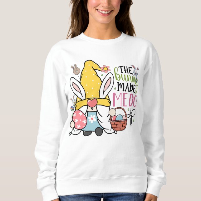 Camiseta O coelhinho me fez fazer isso (Frente)