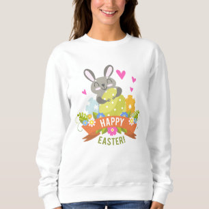Camiseta O coelho de coelho do felz pascoa Eggs feriados