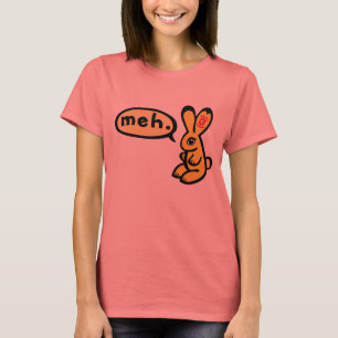 Camiseta O coelho diz "Meh "
