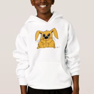 Camiseta O coelho gordo bonito caçoa a camisola encapuçad