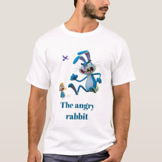 Camiseta O coelho zangado