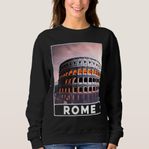 Camiseta O Coliseu Roma Itália Recordação