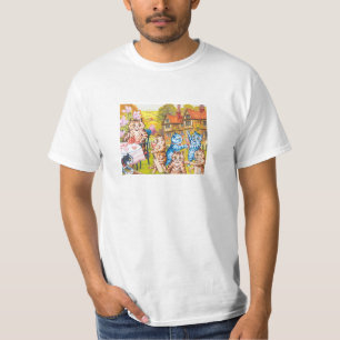 Camiseta O Colorir Psicodélico Cats Louis Wain