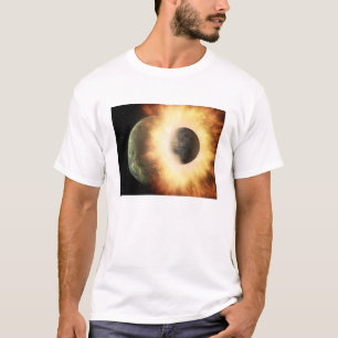 Camiseta O conceito do artista de um corpo celeste