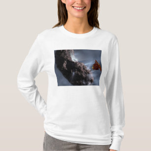 Camiseta O conceito do artista do encontro do impacto