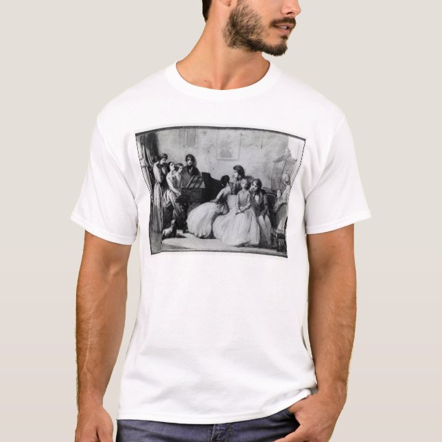 Camiseta O concerto da sala de estar (Frente)