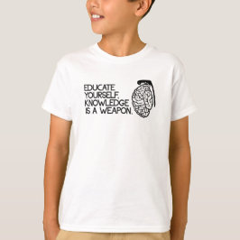Camiseta O conhecimento é uma arma