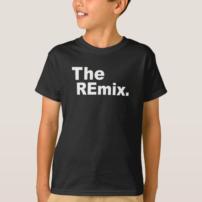 Camiseta O conjunto de famílias de remix correspondente (Frente)