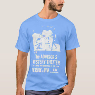 Camiseta O Conselheiro do Teatro Misterioso Hospedeiro WXIX