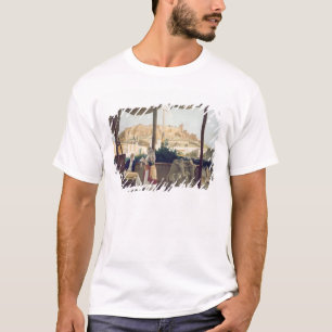 Camiseta O cônsul francês, Monsieur Fauvel, no terraço