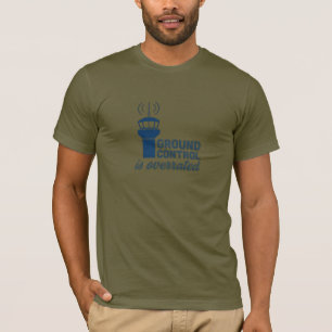 Camiseta O controle de terra é superestimado