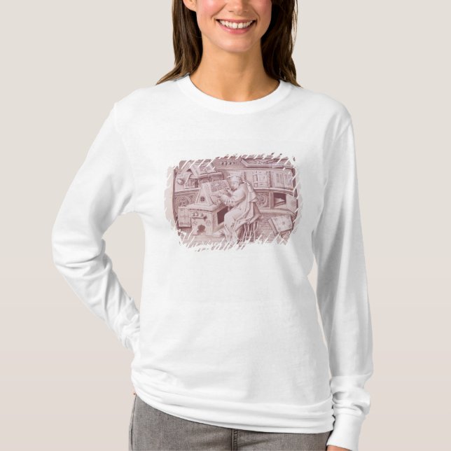 Camiseta O copyist Jean Mielot (Frente)