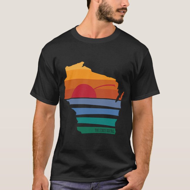 Camiseta O coquetel estadual de Wisconsin é Old Fashioned (Frente)