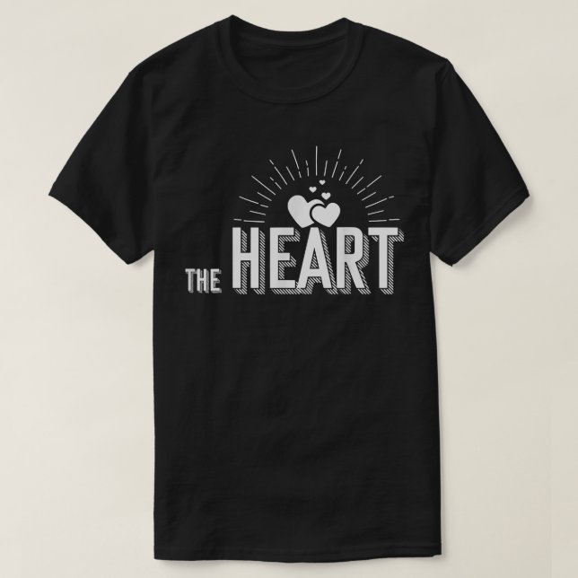 Camiseta O Coração (Frente do Design)
