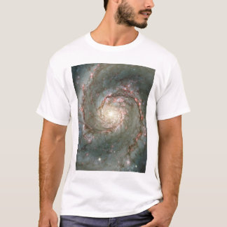 Camiseta O coração da galáxia do redemoinho