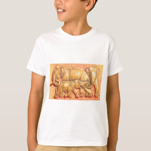 Camiseta O Coração da Herda: Retrato da Família Elefante