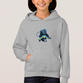 Camiseta O coração da Ucrânia no mar