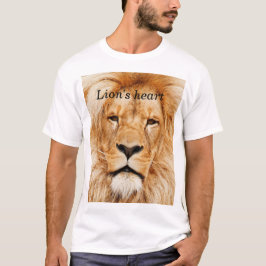 Camiseta O coração do leão
