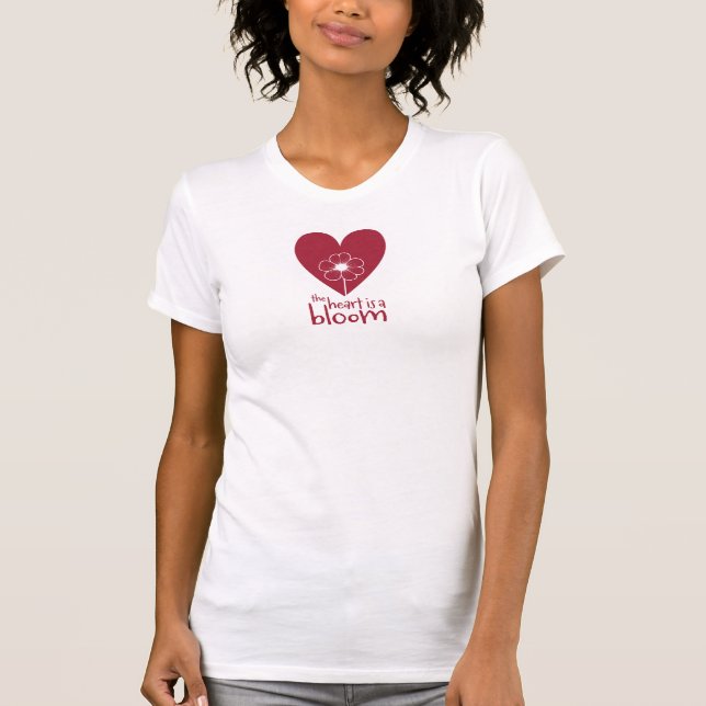 Camiseta O Coração é um Bloom (Frente)